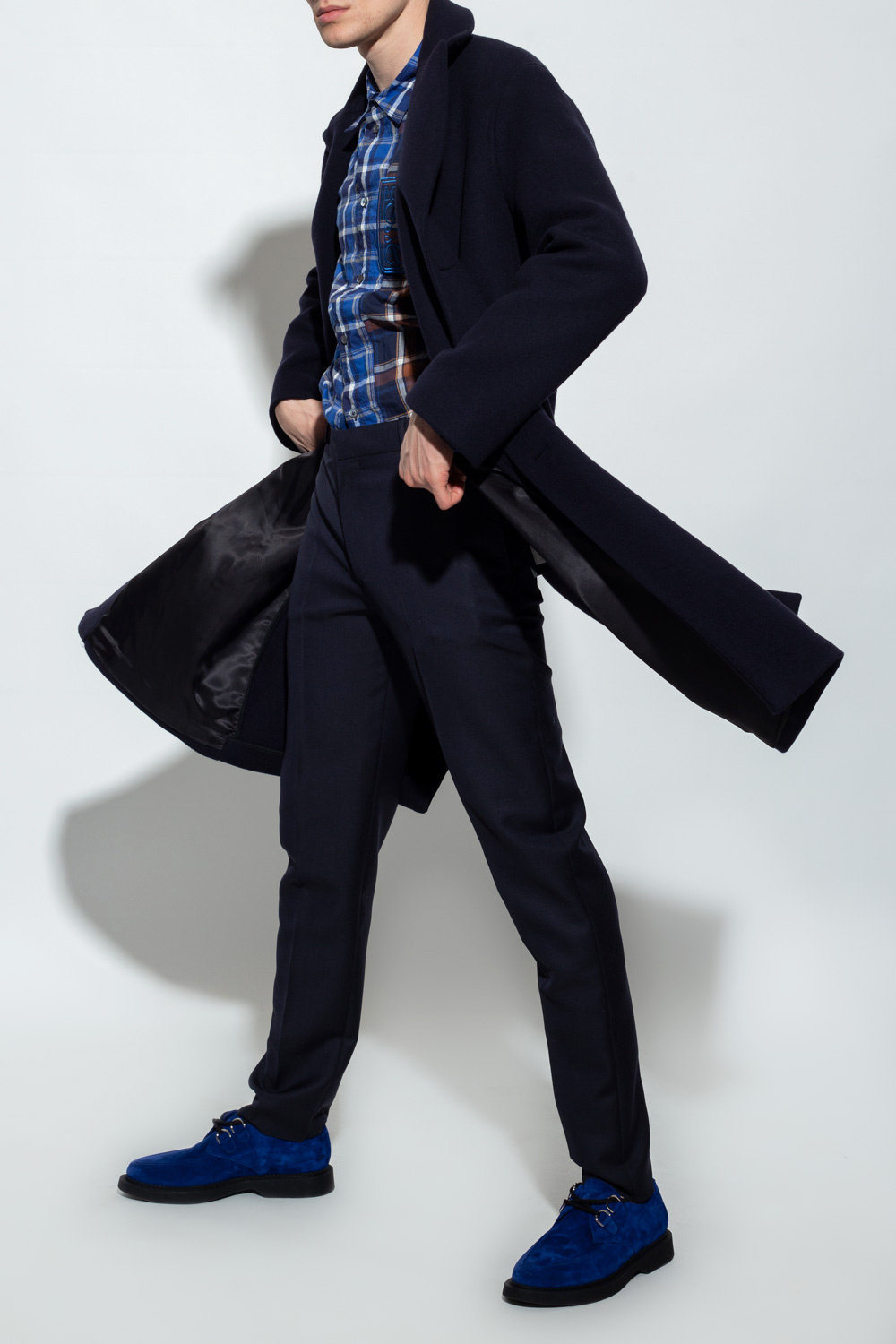 LOEWE tops here | Wool coat Loewe - SchaferandweinerShops Japan